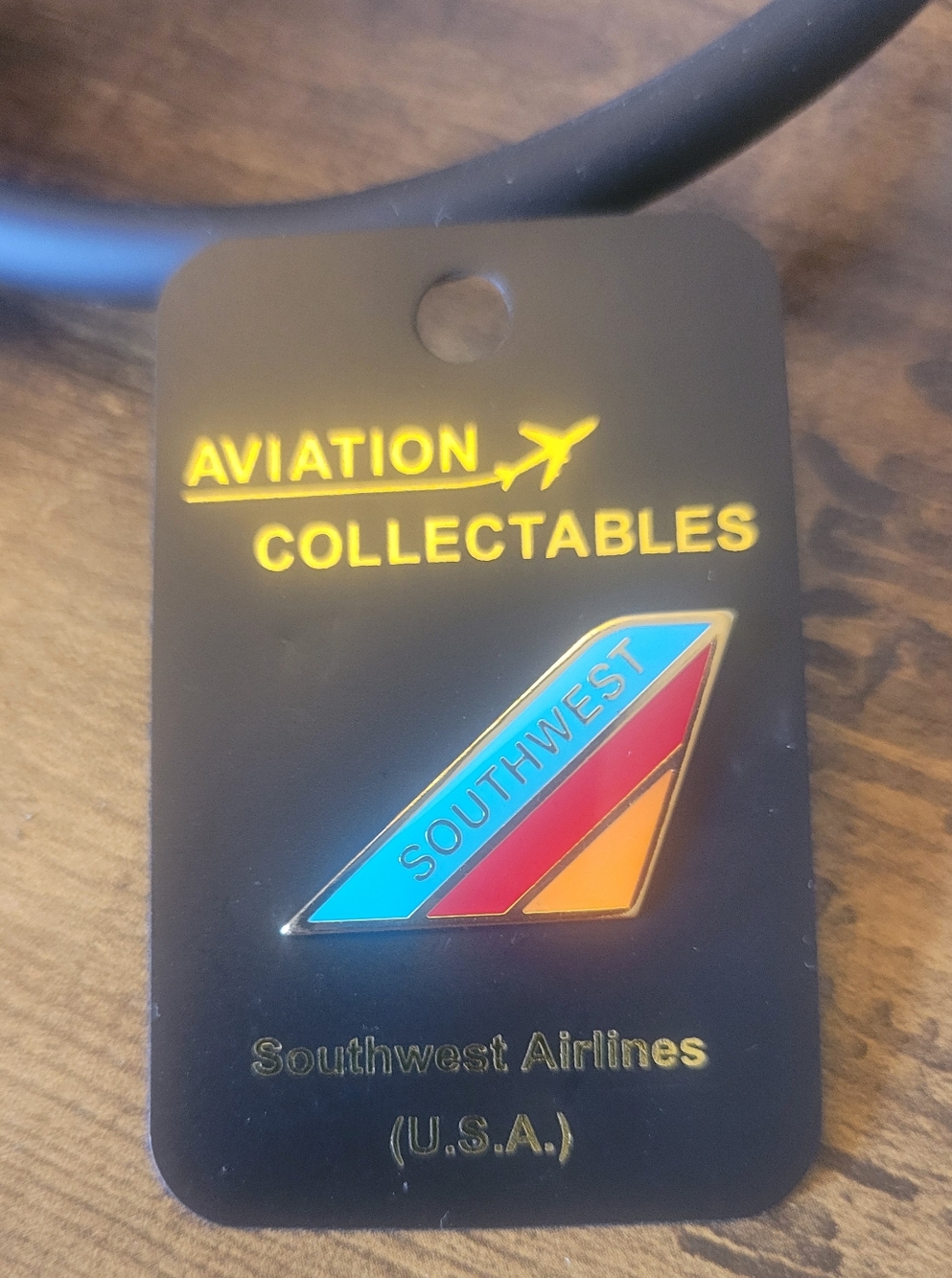 Southwest Airlines Enamel Pin - Blue, Red, Orange